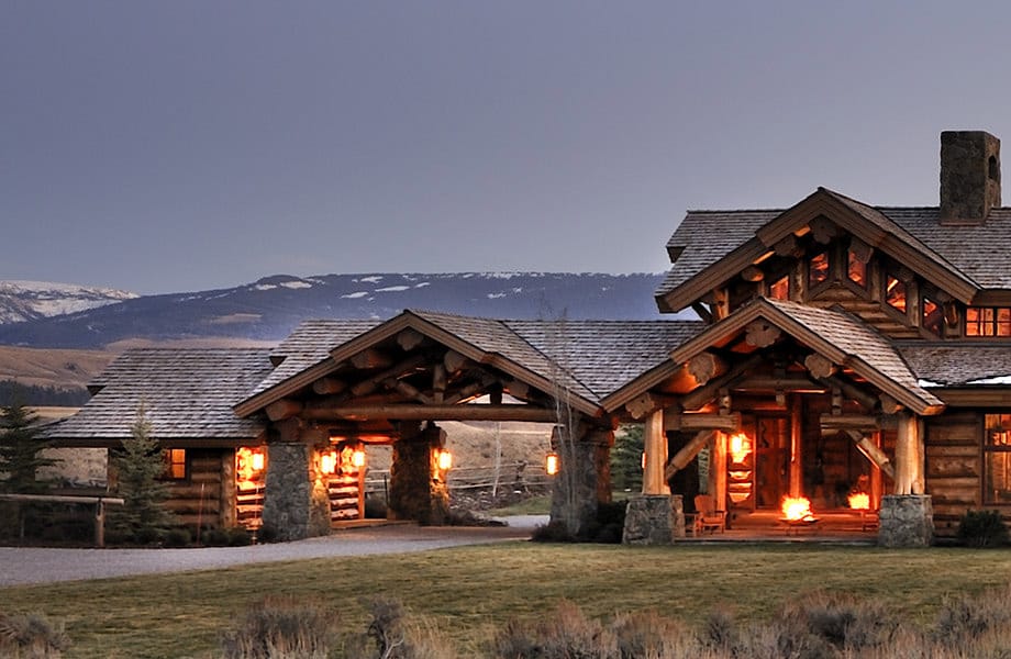 homes lodge log horn summit timber jackson vancouver wyoming cabin cabins plan floor island luxury mountain exquisite exterior